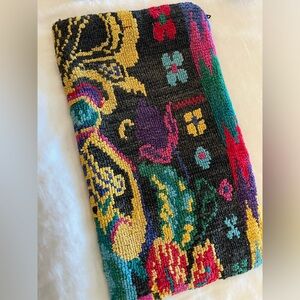 Vintage Guatemalan woven clutch